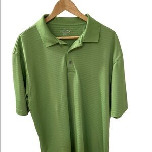 Champions tour Golf shirt, lime green, size Xl.